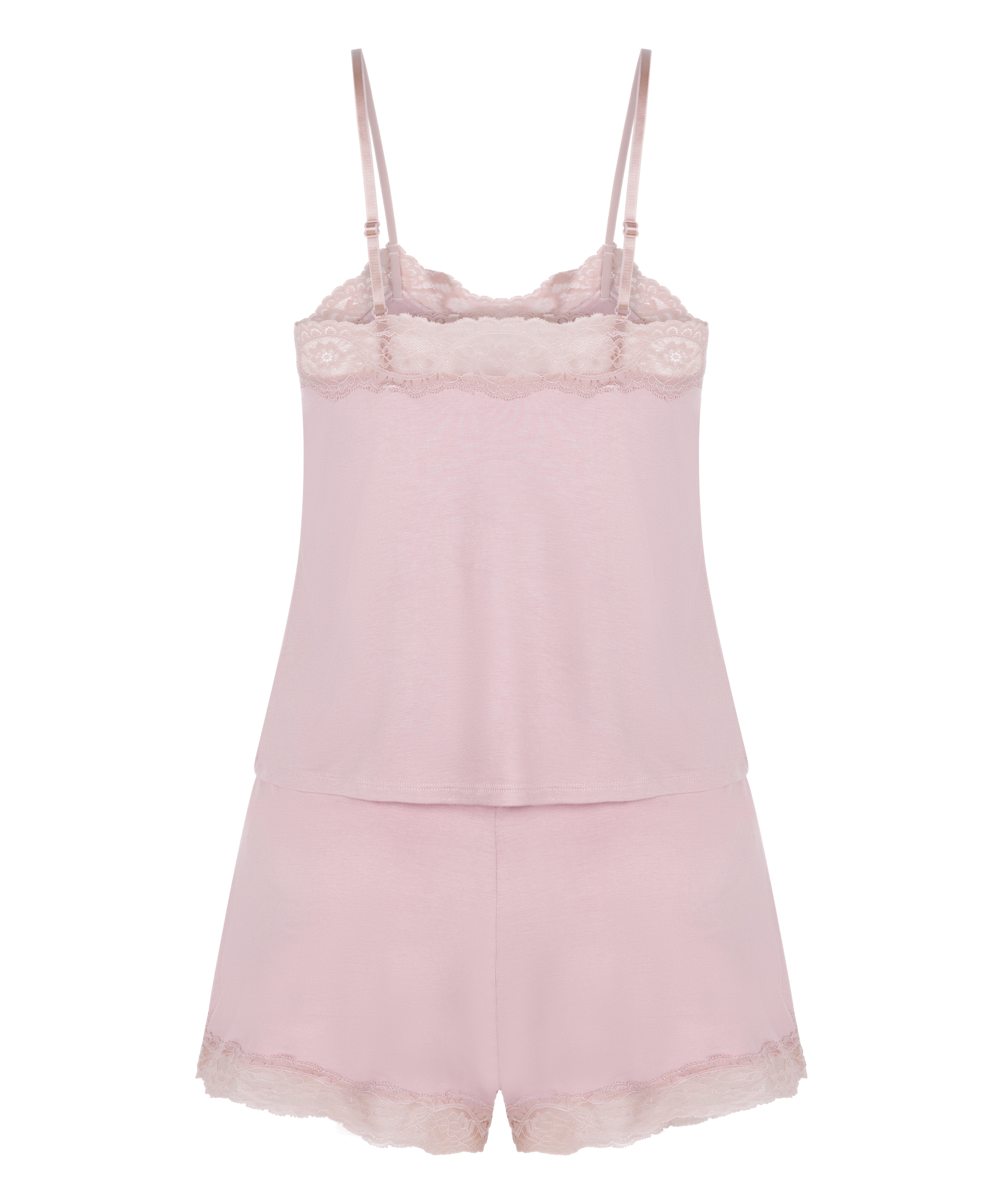 Korte pyjama set, Roze, main