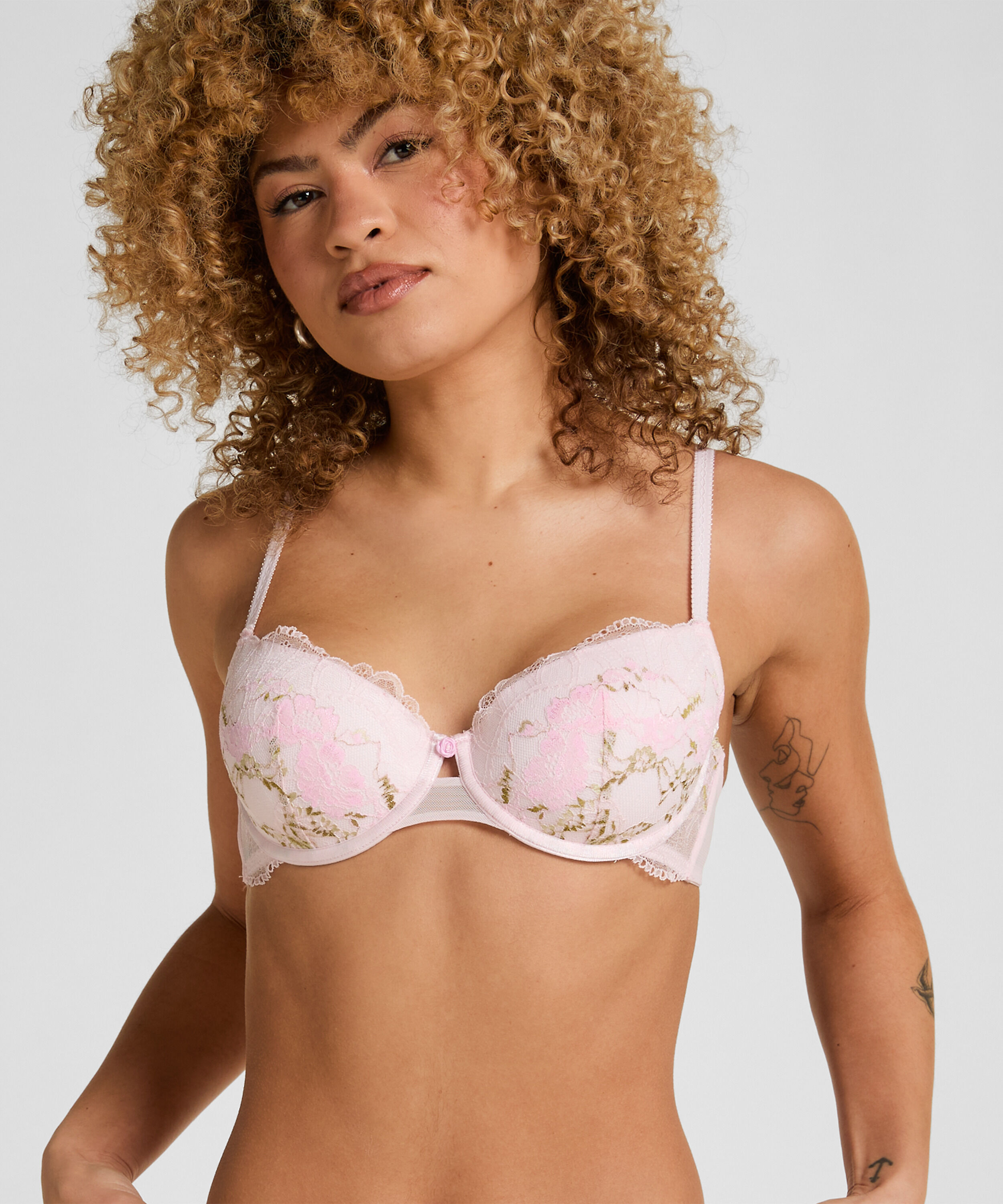 Voorgevormde Beugel bh Miri, Roze Voorgevormde Beugel bh Miri, Roze