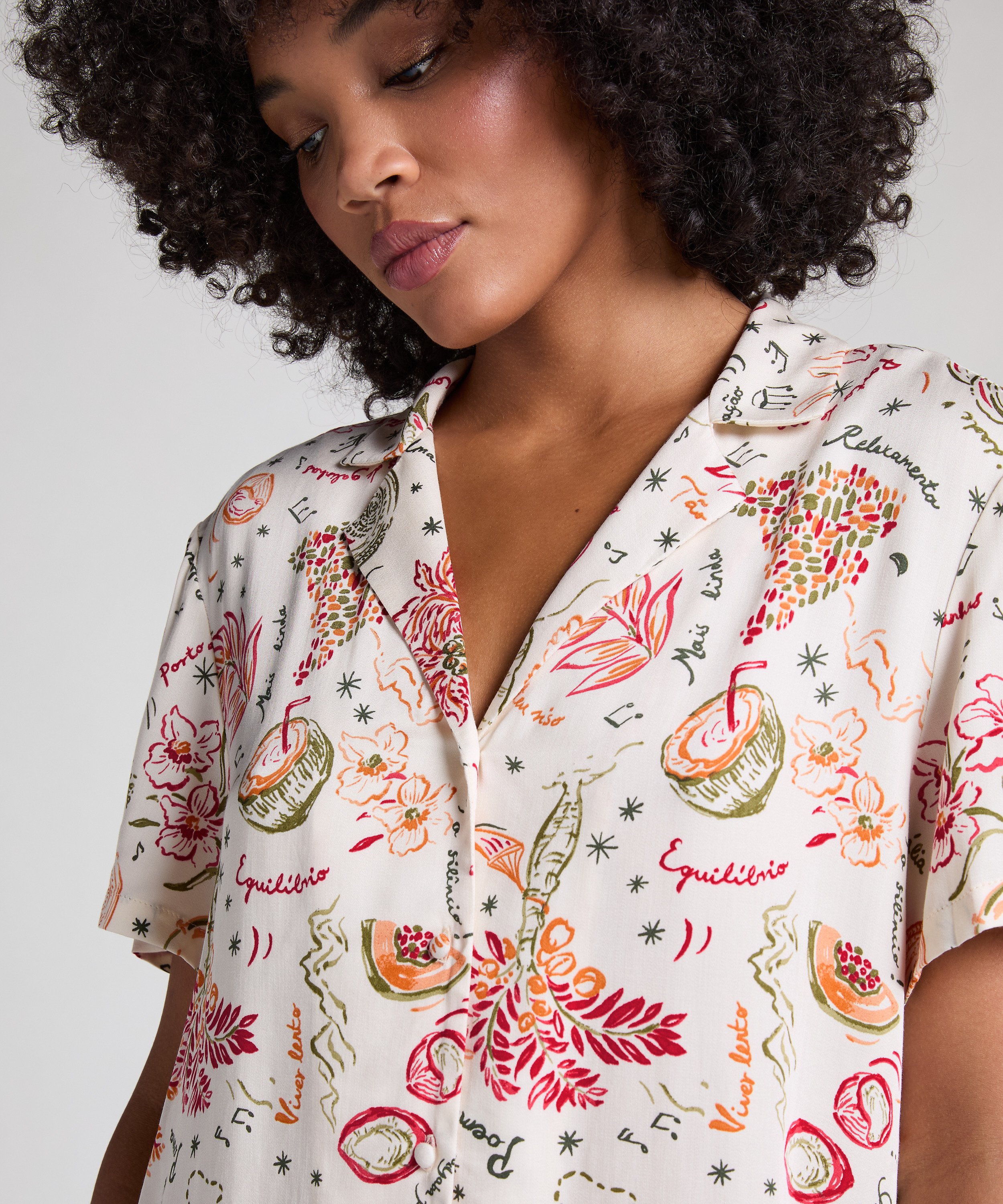 Jacket Satin, Wit, main