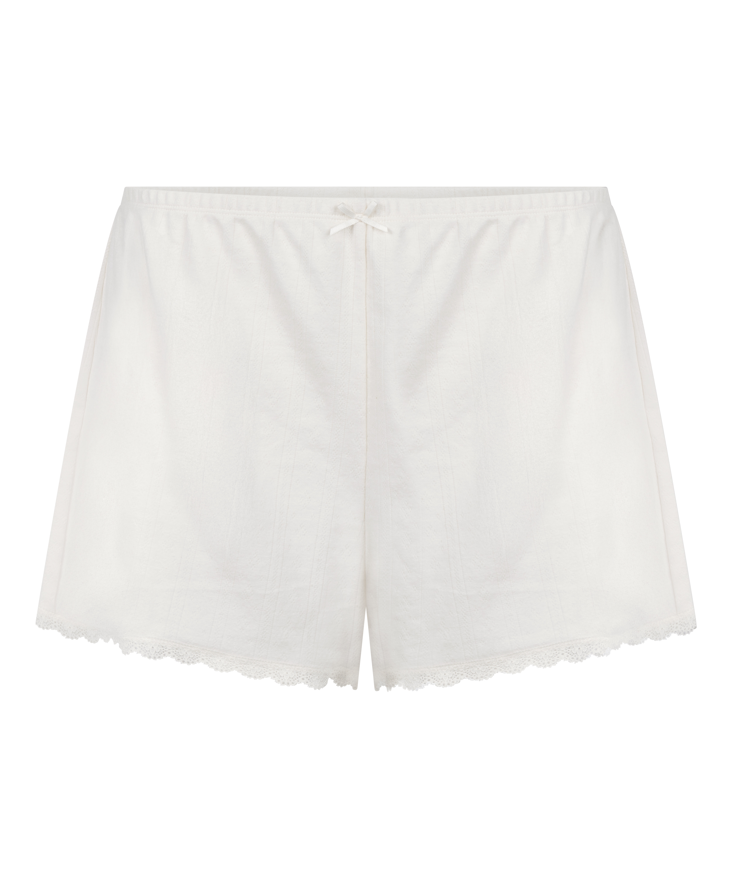 Pointelle Short, Wit, main