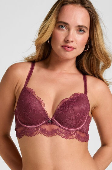 Hunkemöller Voorgevormde Longline Beugel Bh Naomi Paars