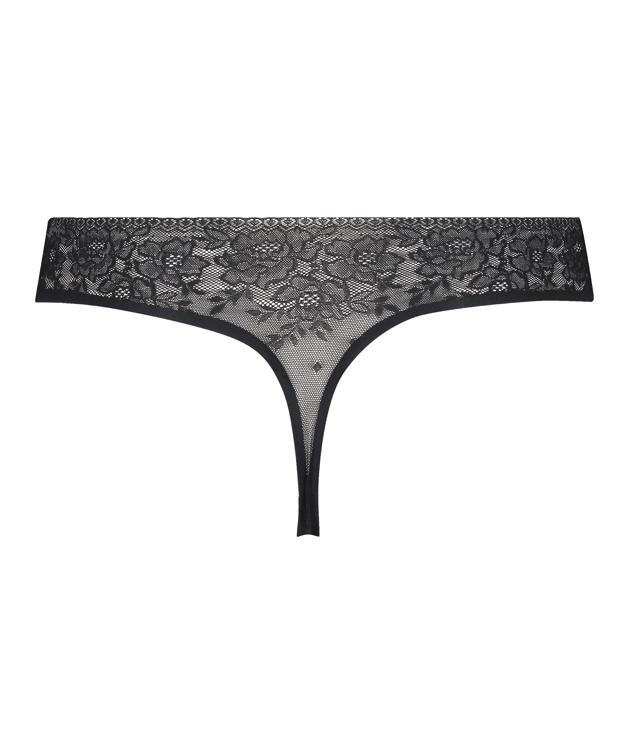 Invisible string Allover Lace, Zwart, main