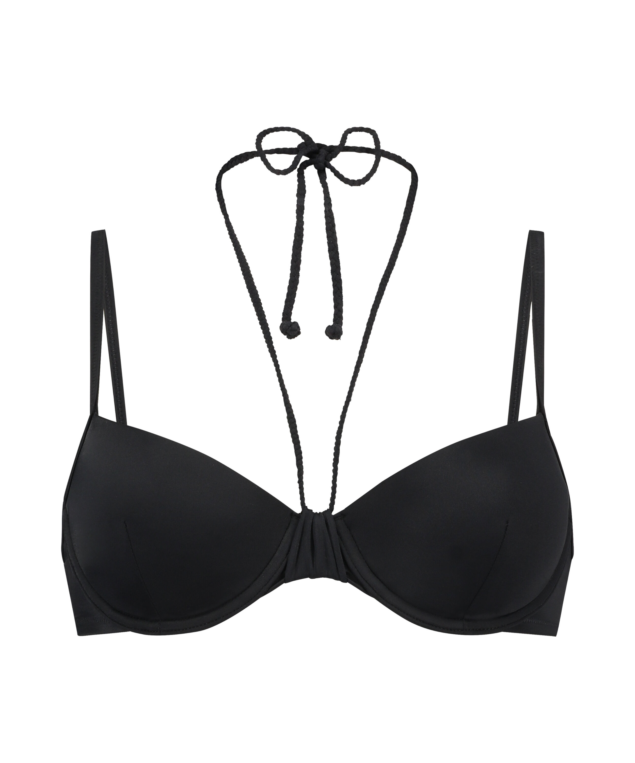 Voorgevormde beugel bikinitop Luxe, Zwart Voorgevormde beugel bikinitop Luxe, Zwart