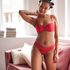 Soutien-gorge à armatures préformé Rose, Rouge