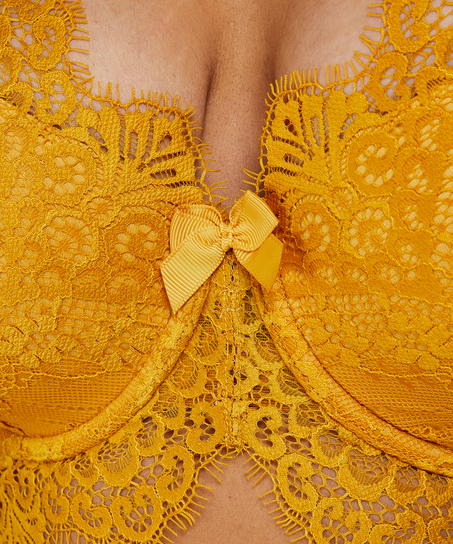 Soutien-gorge &agrave; armatures pr&eacute;form&eacute; longline Marilee, Jaune