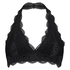 Halter bralette Lace, Zwart