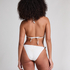 Haut de bikini triangle Giselle, Blanc