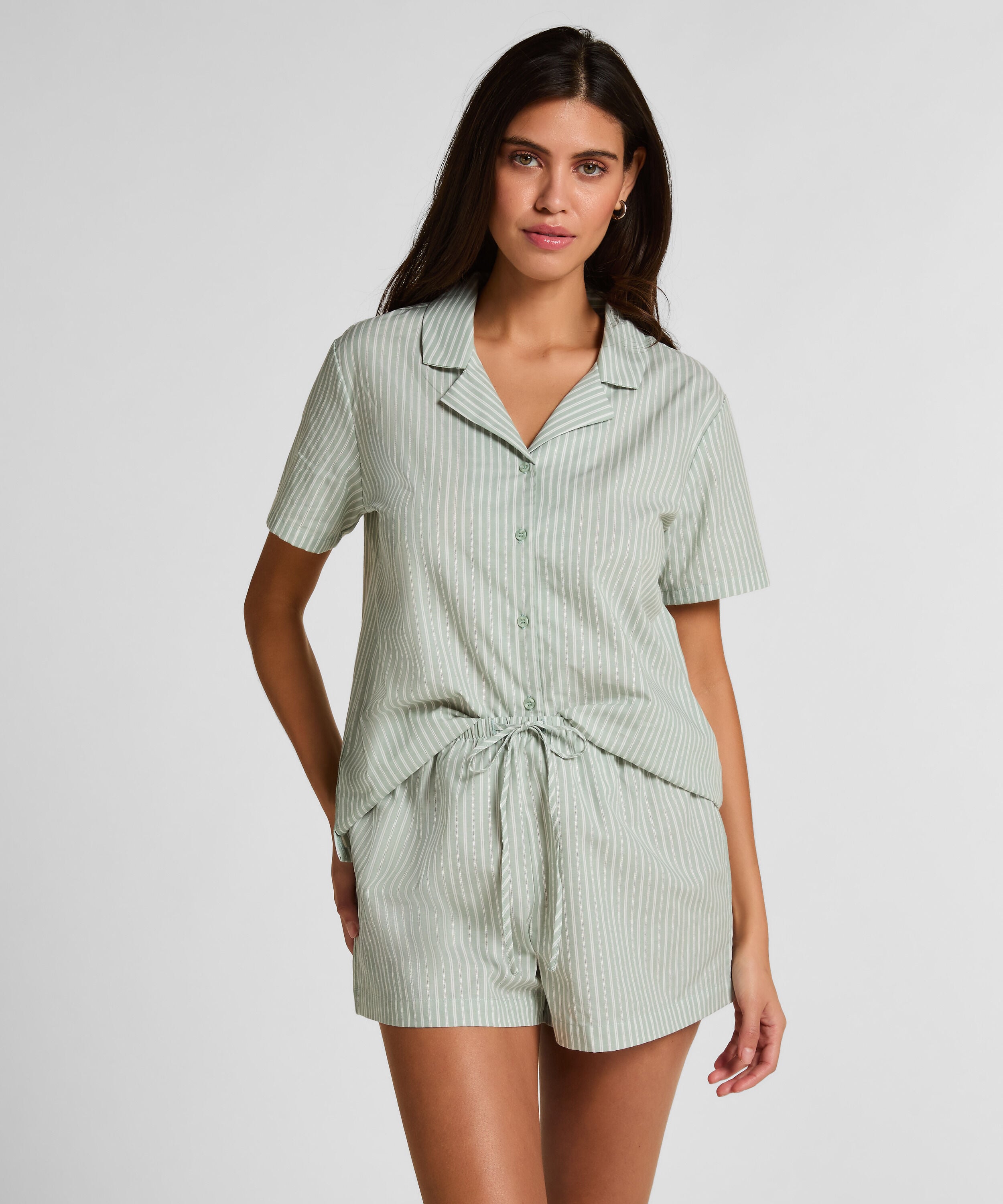 Short tissé Stripe