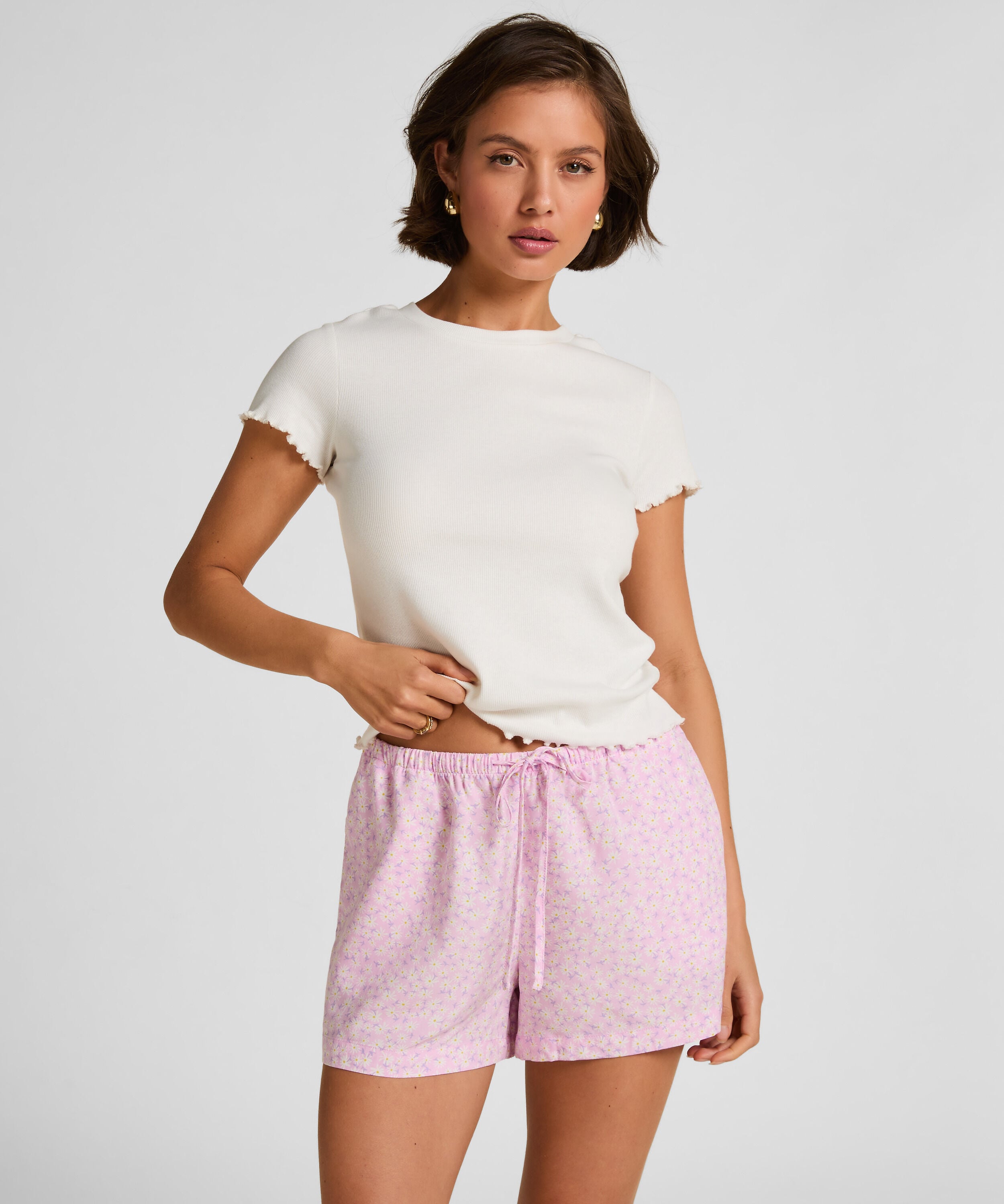 Short de Pyjama, Rose Short de Pyjama, Rose