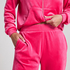 Velours pyjamabroek, Roze
