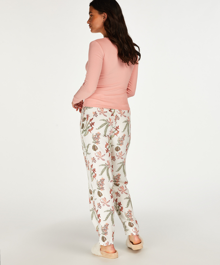 Tall Pyjamabroek Woven, Wit