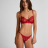 Soutien-gorge non-rembourré à armatures Isabelle, Rouge