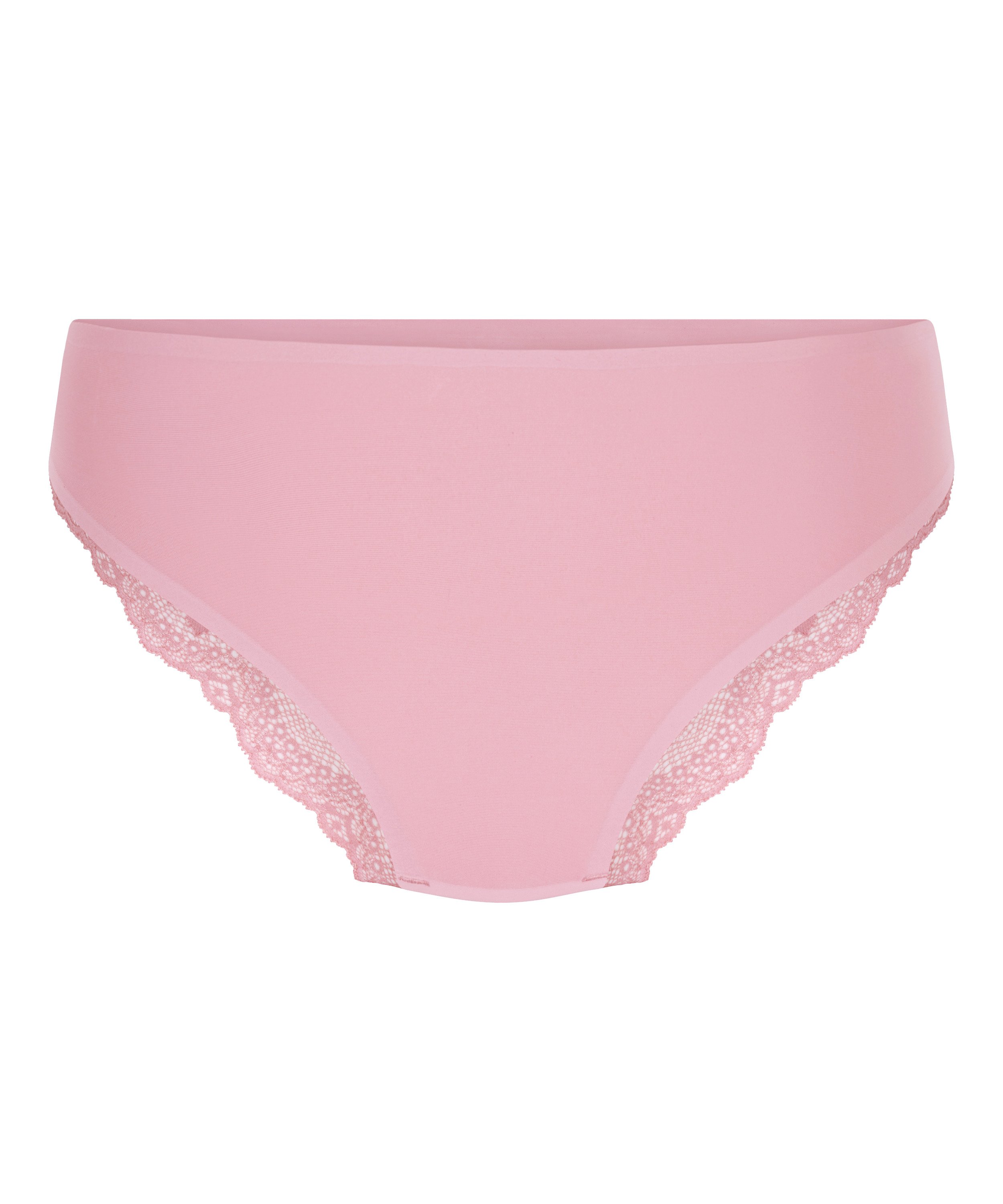 Slip br&eacute;silien Invisible Lace Back, Rose, main
