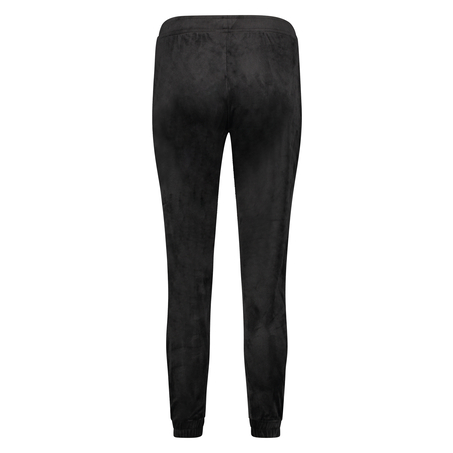 Joggingbroek Velours Lurex, Zwart