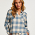 Haut de Pyjama Flanel, Bleu