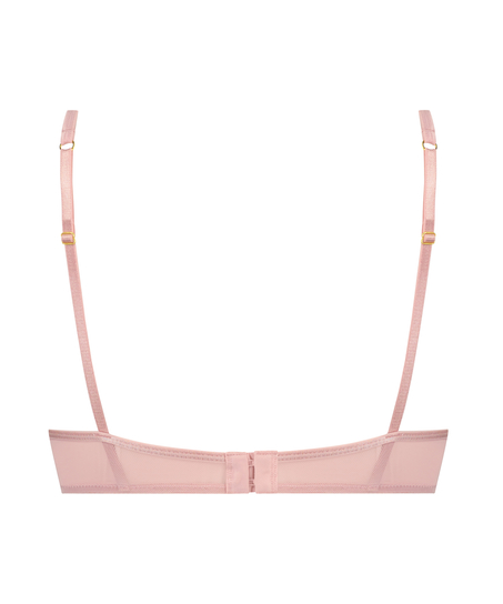 Soutien-gorge rembourr&eacute; demi-bonnet &agrave; armatures longline Iggy, Rose