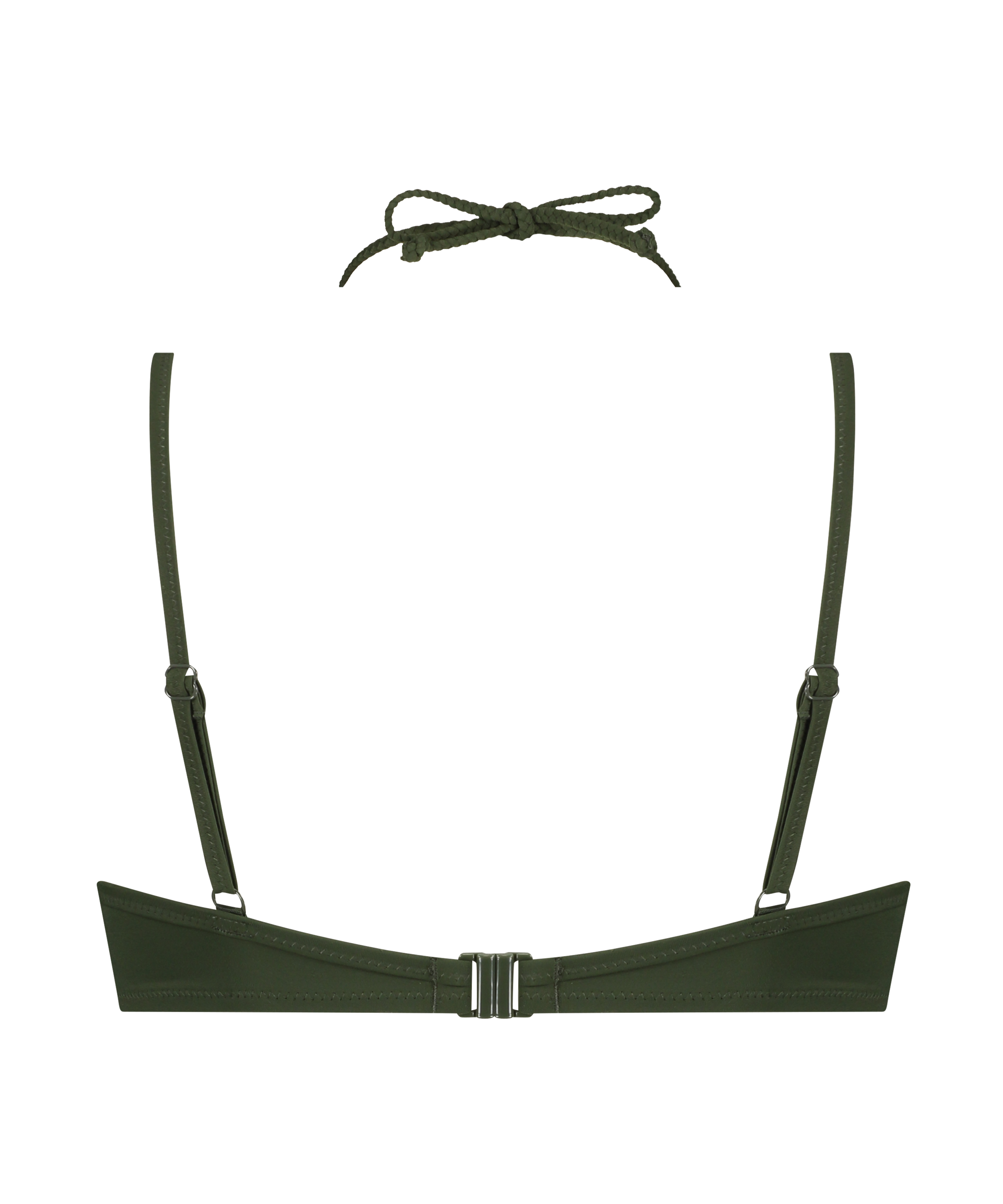 Haut de maillot de bain rembourr&eacute; &agrave; armatures Luxe, Vert, main