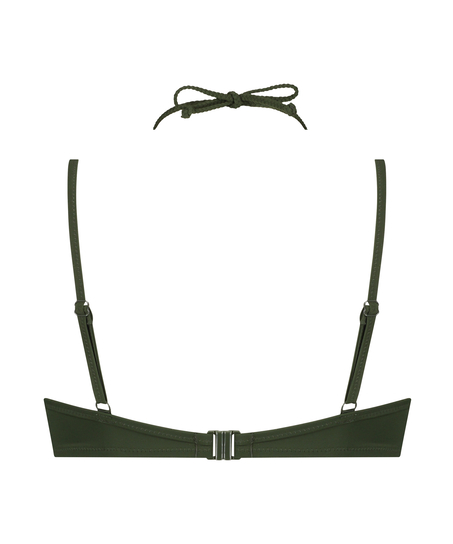 Haut de maillot de bain rembourr&eacute; &agrave; armatures Luxe, Vert