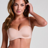 Voorgevormde strapless beugel-bh Smooth, Beige