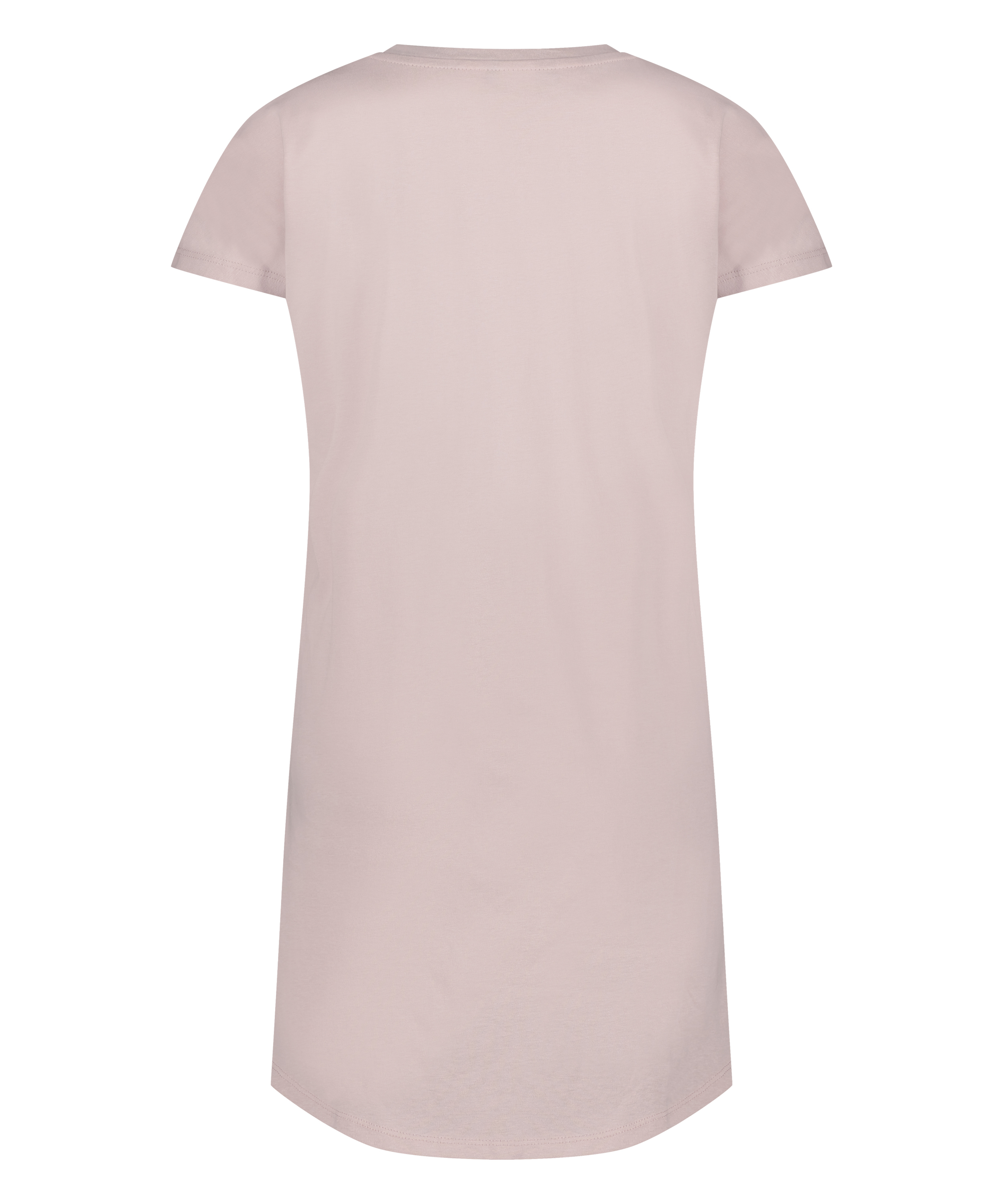 Chemise de nuit col rond, Pourpre, main