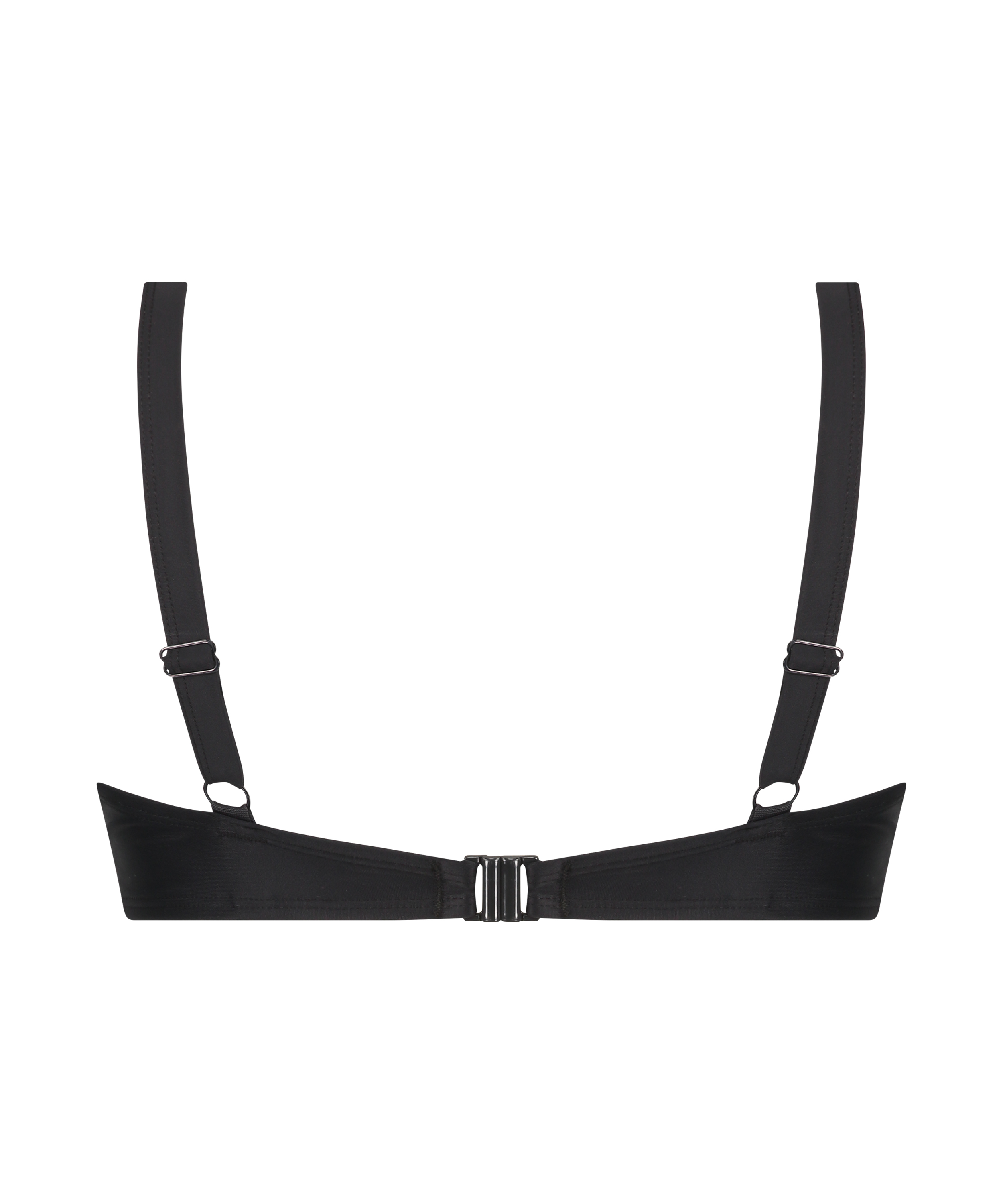 Niet-voorgevormde beugel bikinitop Luxe, Zwart, main