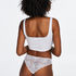 Invisible brazilian Lace Back, Wit