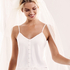Cami top satin Bridal, Wit