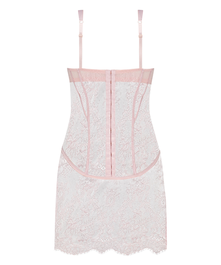 Slipdress Lace Camille, Roze