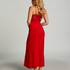 Slipdress Nora Lace Long, Rood
