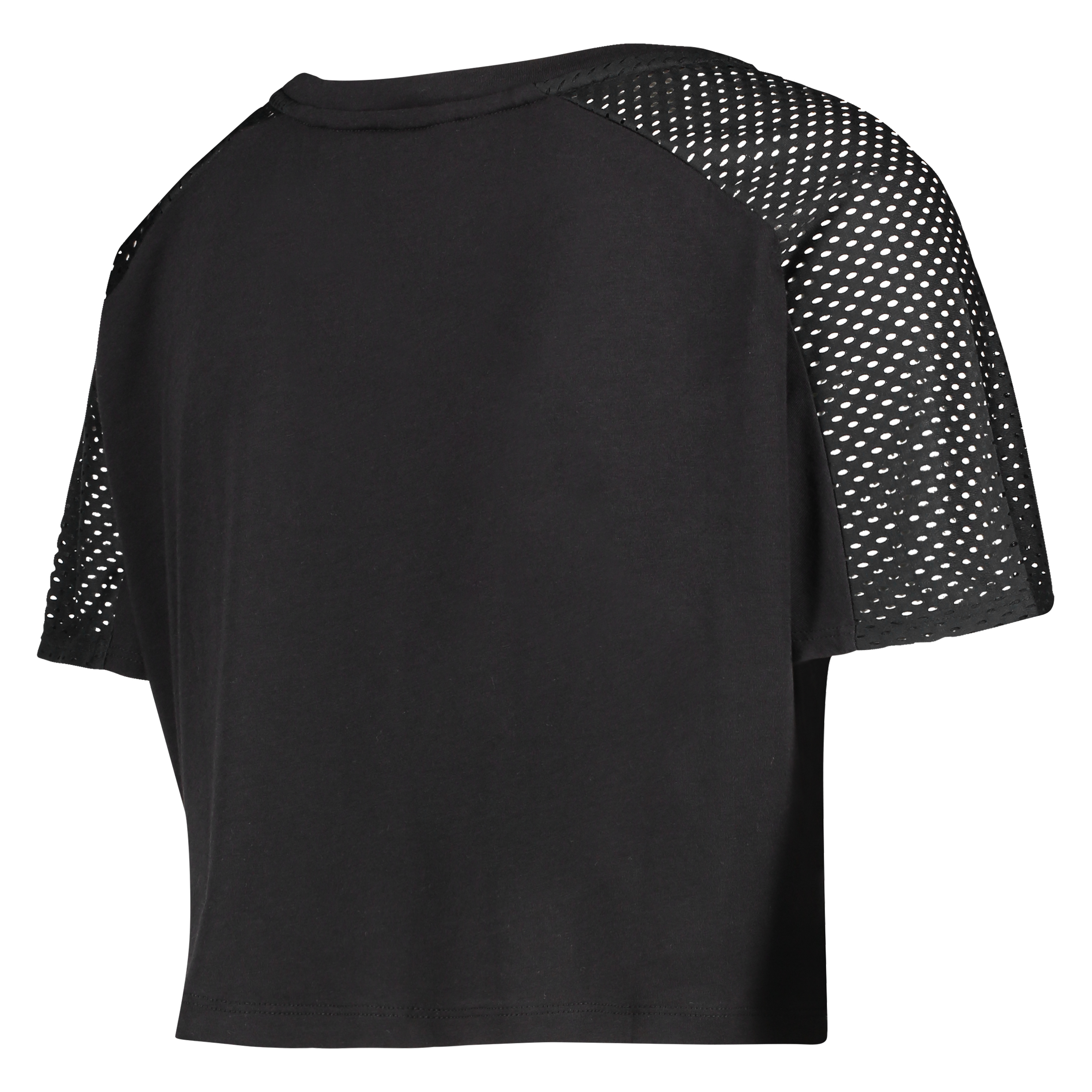 HKMX Crop Top Mesh, Zwart, main
