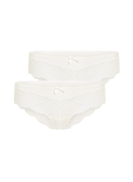 Lot de 3 shorts brésiliens Valencia, Blanc