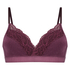 Soutien-gorge pr&eacute;form&eacute; sans armatures Sophie, Pourpre