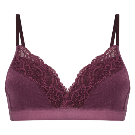 Soutien-gorge pr&eacute;form&eacute; sans armatures Sophie, Pourpre
