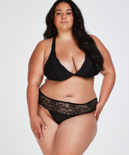 Boxer string Bianca, Noir