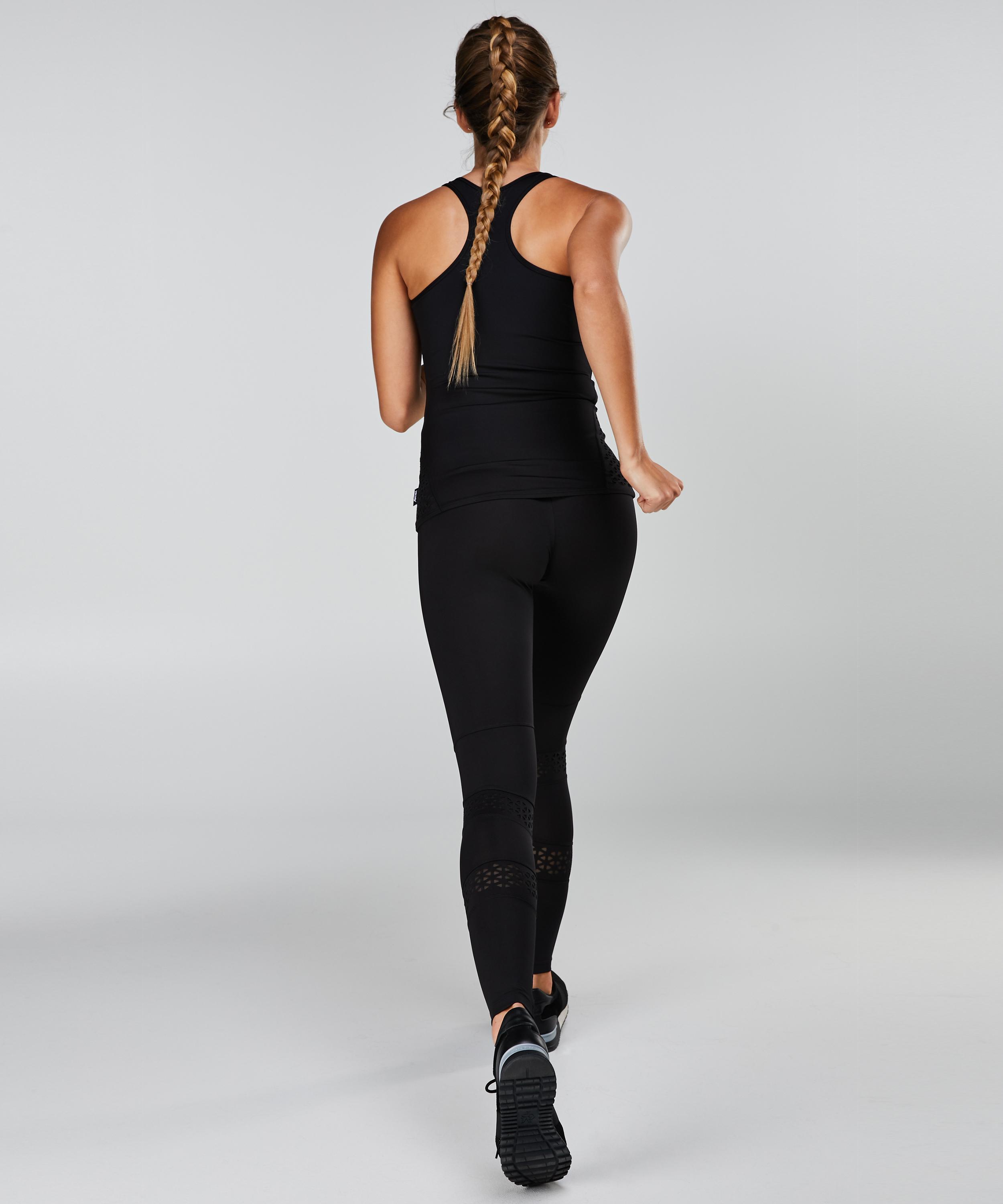 HKMX Tanktop Lasercut, Zwart, main