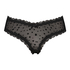 Slip br&eacute;silien V-shape mesh, Noir