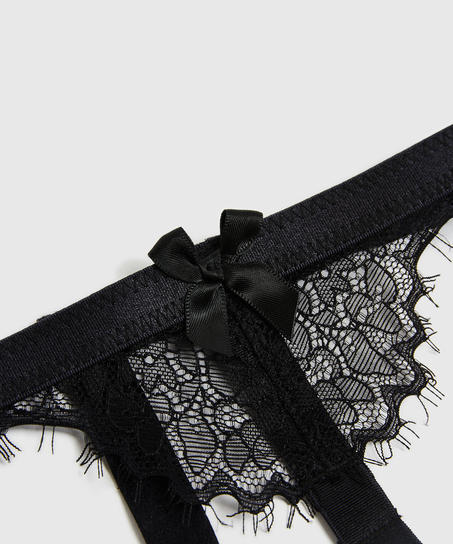 Suspender cuffs, Zwart