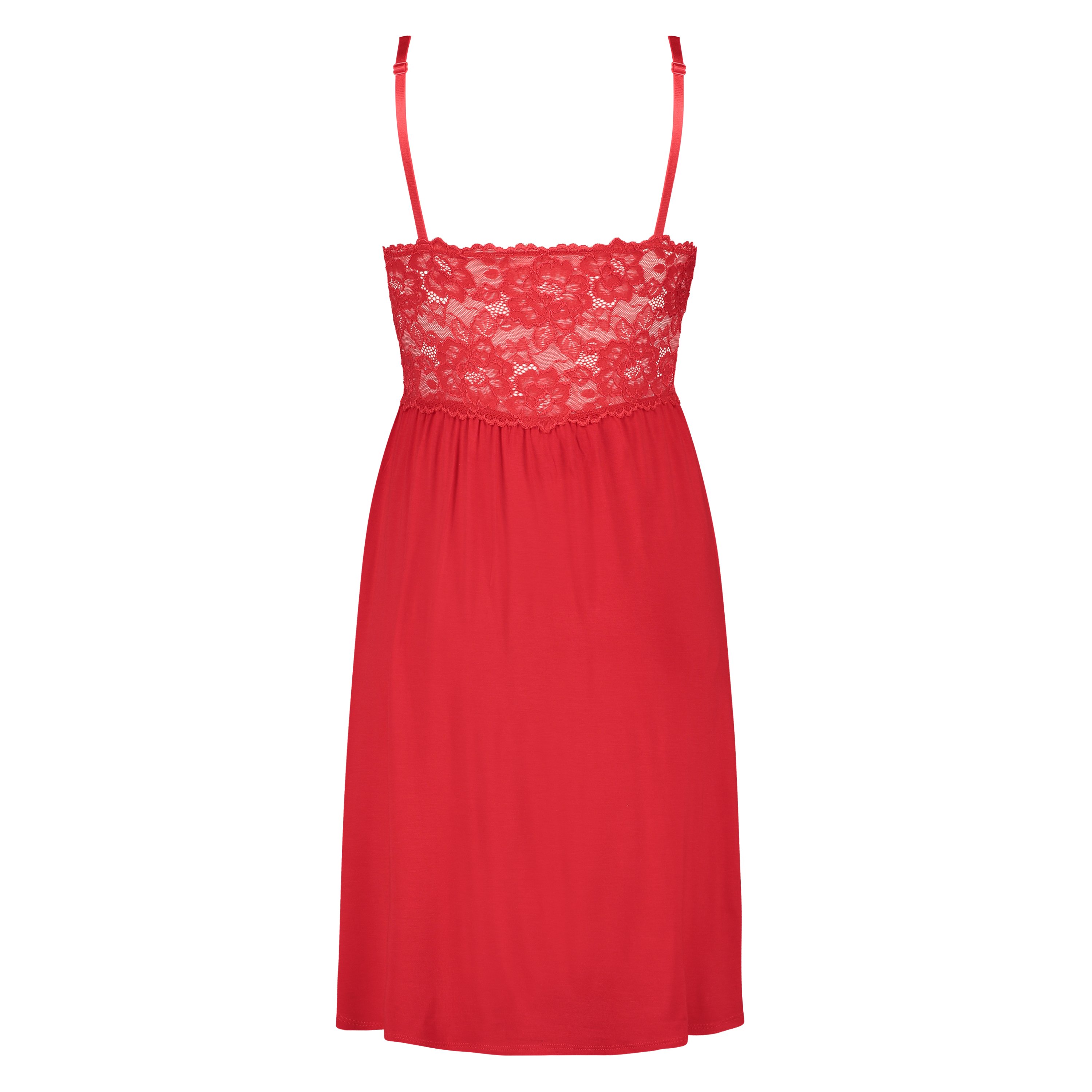 Slipdress Nora Lace, Rood, main