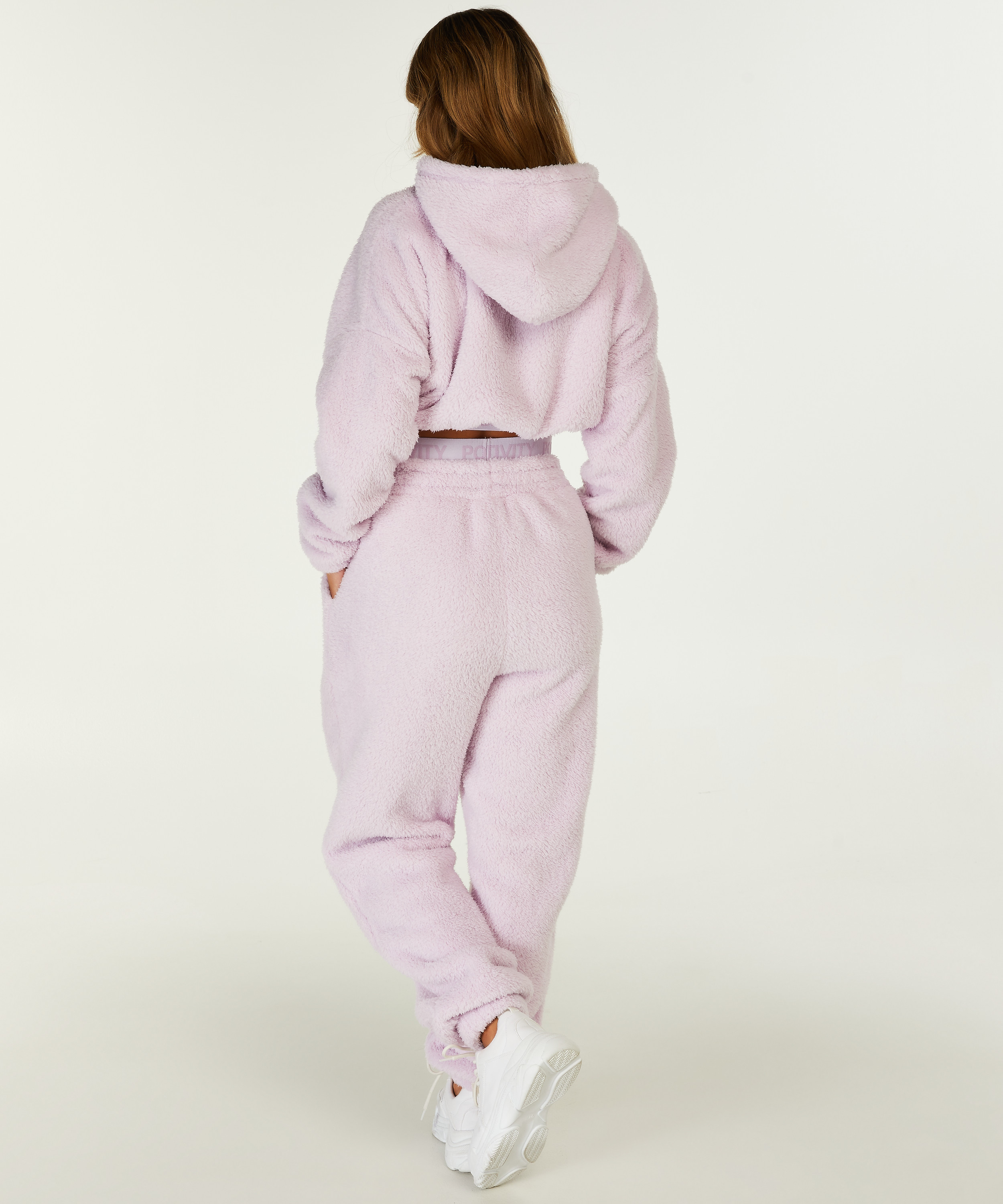 Fluffy joggingbroek Boyfriend Sweet One, Paars, main