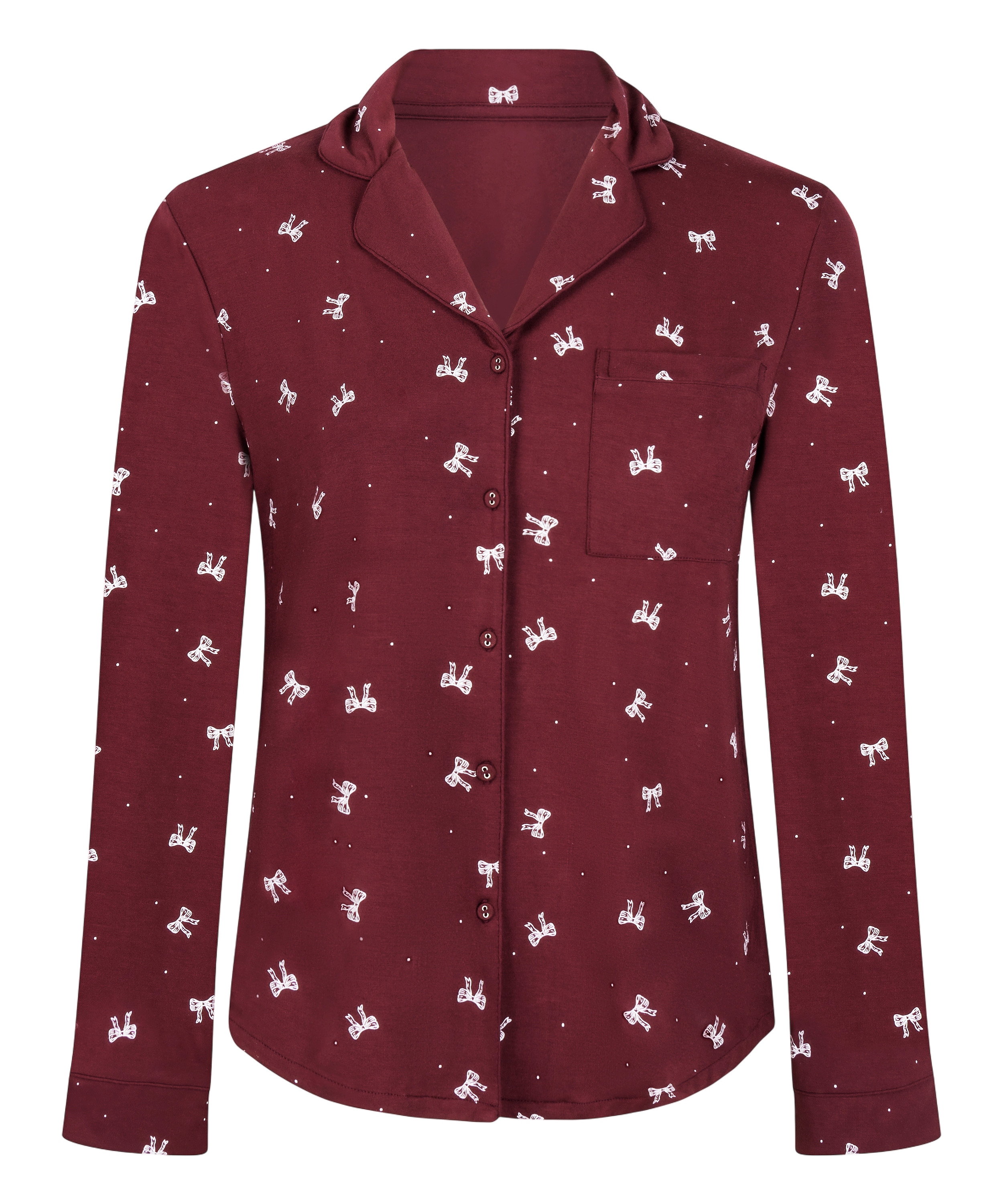 Veste &agrave; manches longues en jersey Essential, Pourpre, main