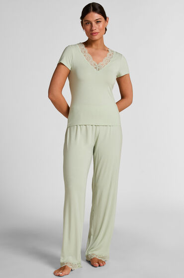 Hunkemöller Pyjama Set Nana Groen