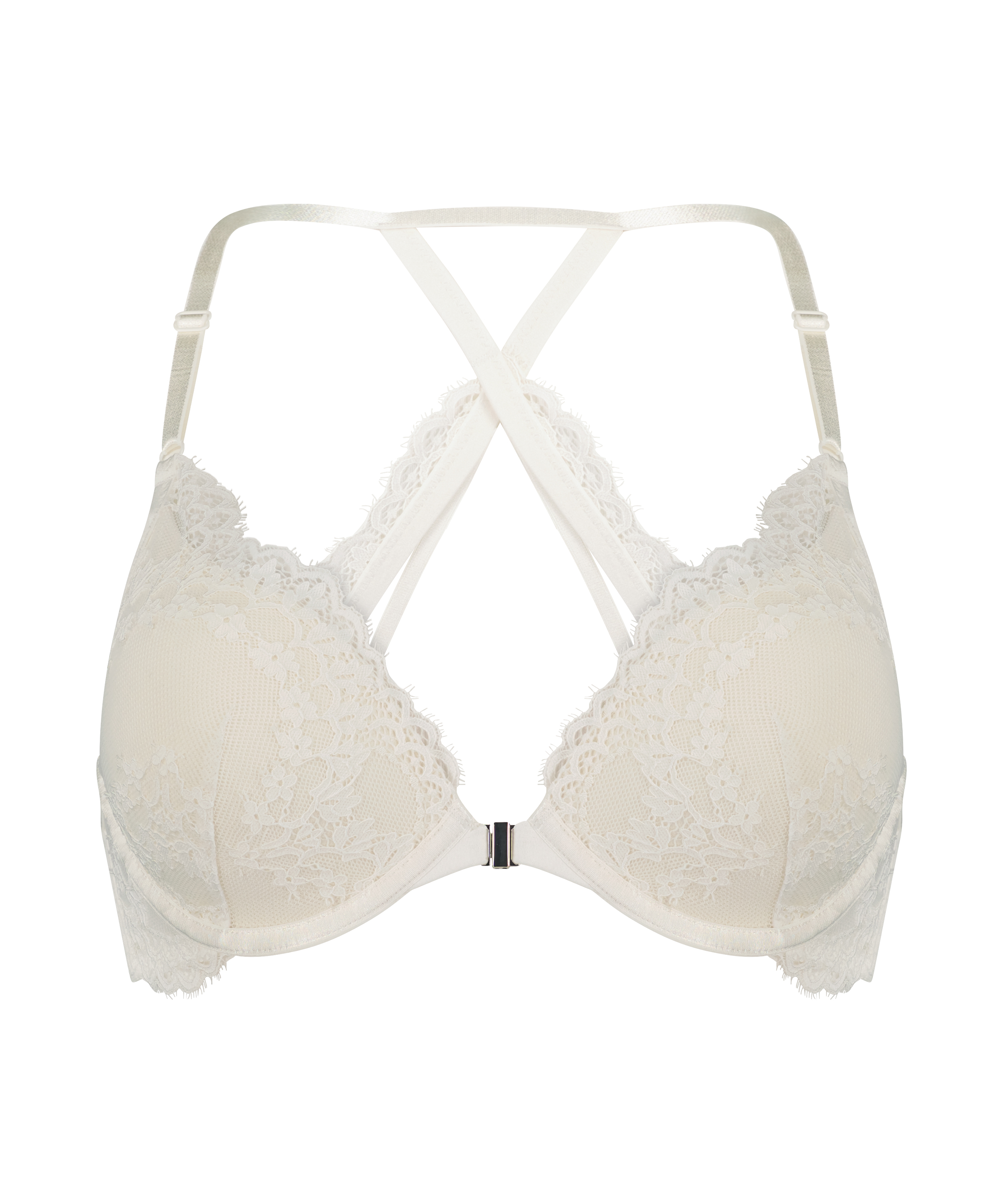 Soutien-gorge push-up à armatures préformé Daisy, Blanc, main