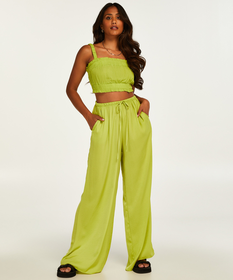 Pantalon fluide, Vert