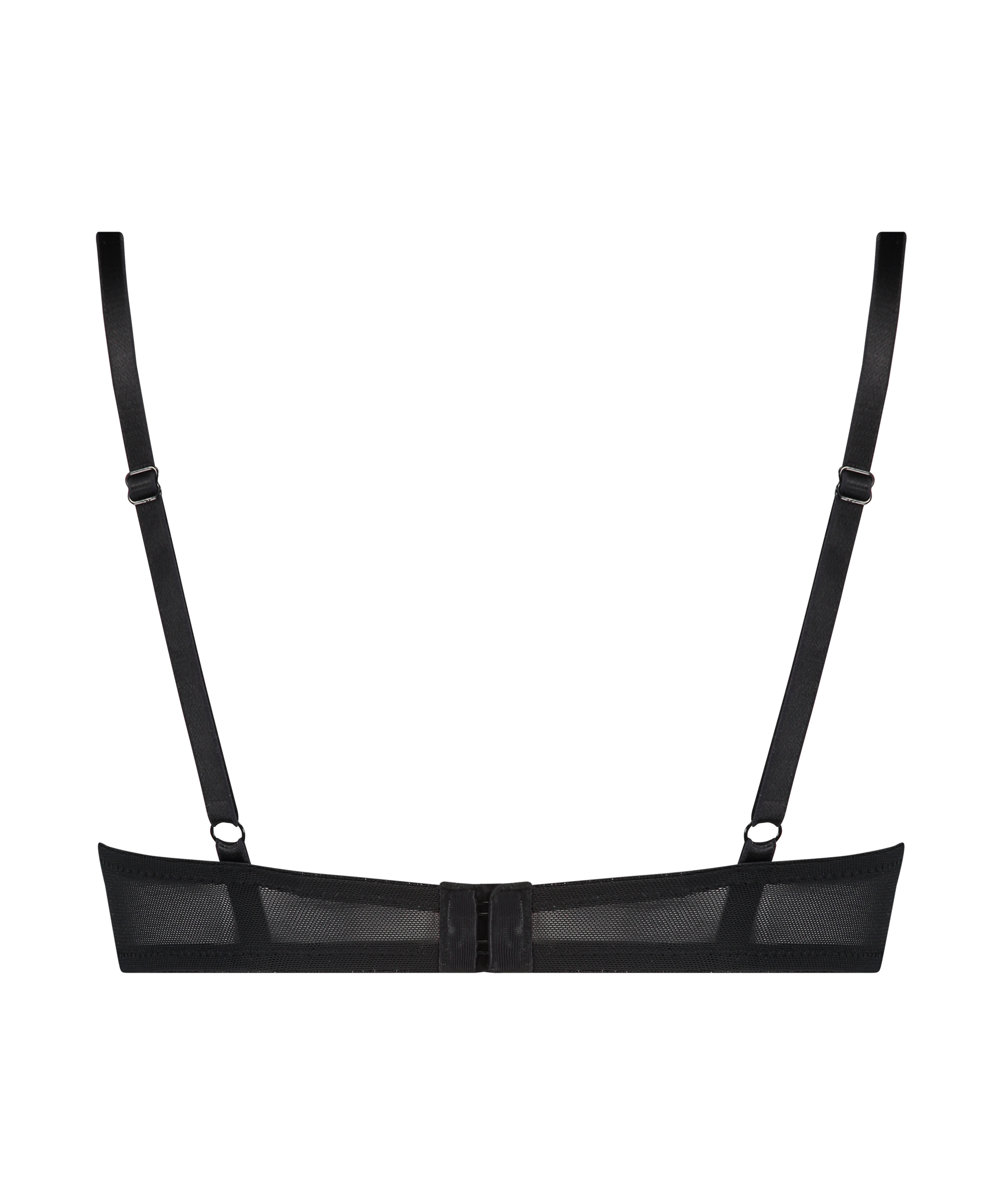 Soutien-gorge rembourr&eacute; &agrave; armatures Davy, Noir, main