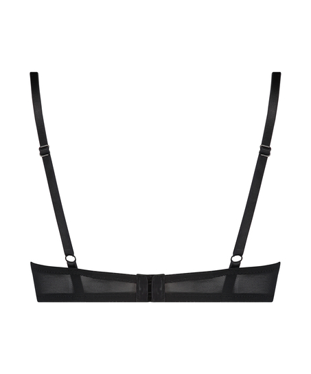 Soutien-gorge rembourr&eacute; &agrave; armatures Davy, Noir