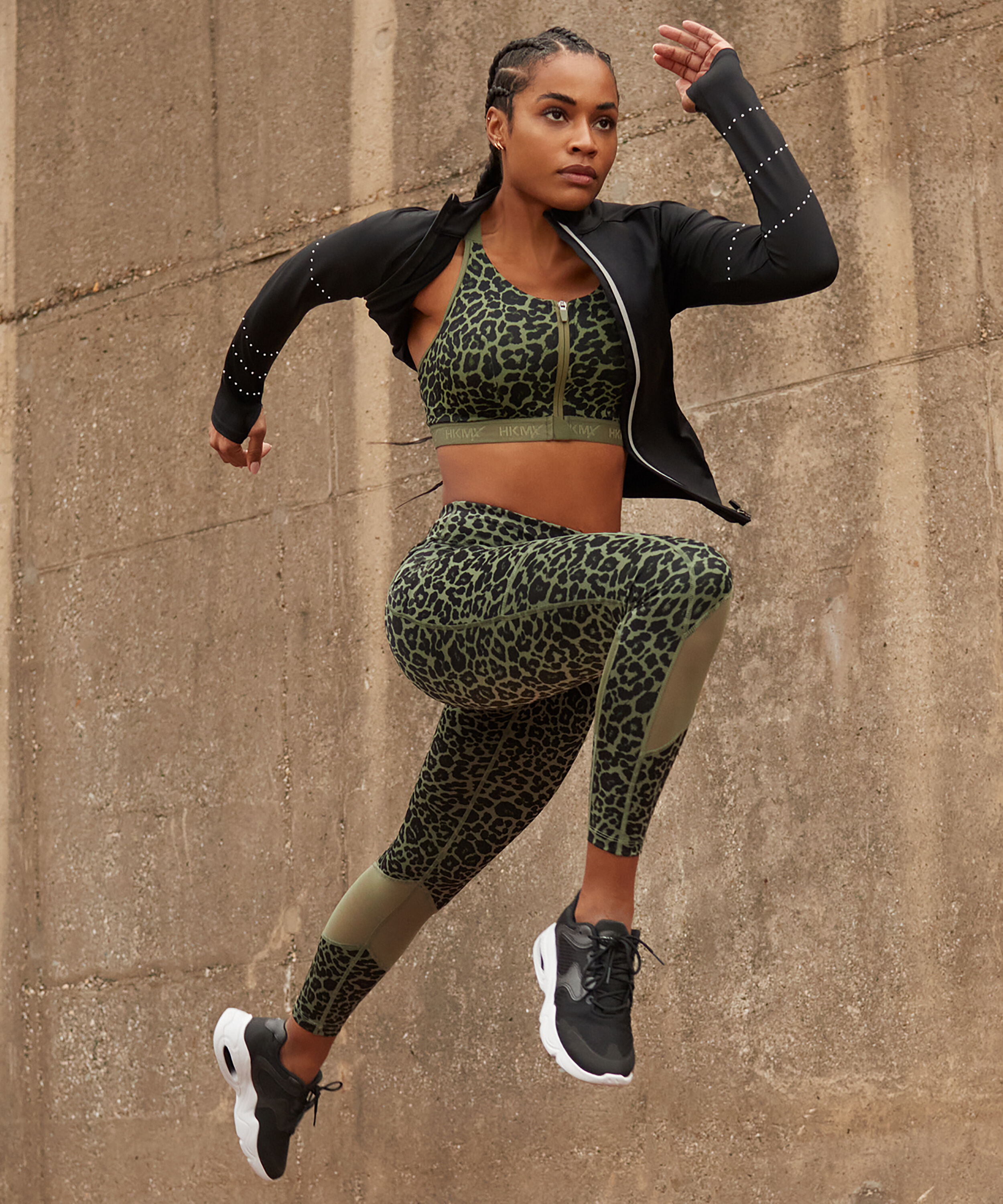 HKMX Oh My Squat leggings met hoge taille, Groen