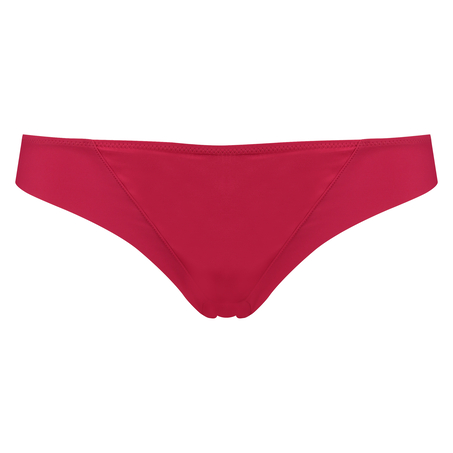 Satin fleece string, Rood