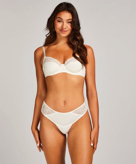 Soutien-gorge &agrave; armatures non-pr&eacute;form&eacute; Sophie, Blanc