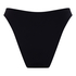Bas de bikini &agrave; jambe haute en n&eacute;opr&egrave;ne, Noir
