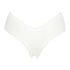 Slip br&eacute;silien V-shape mesh, Blanc